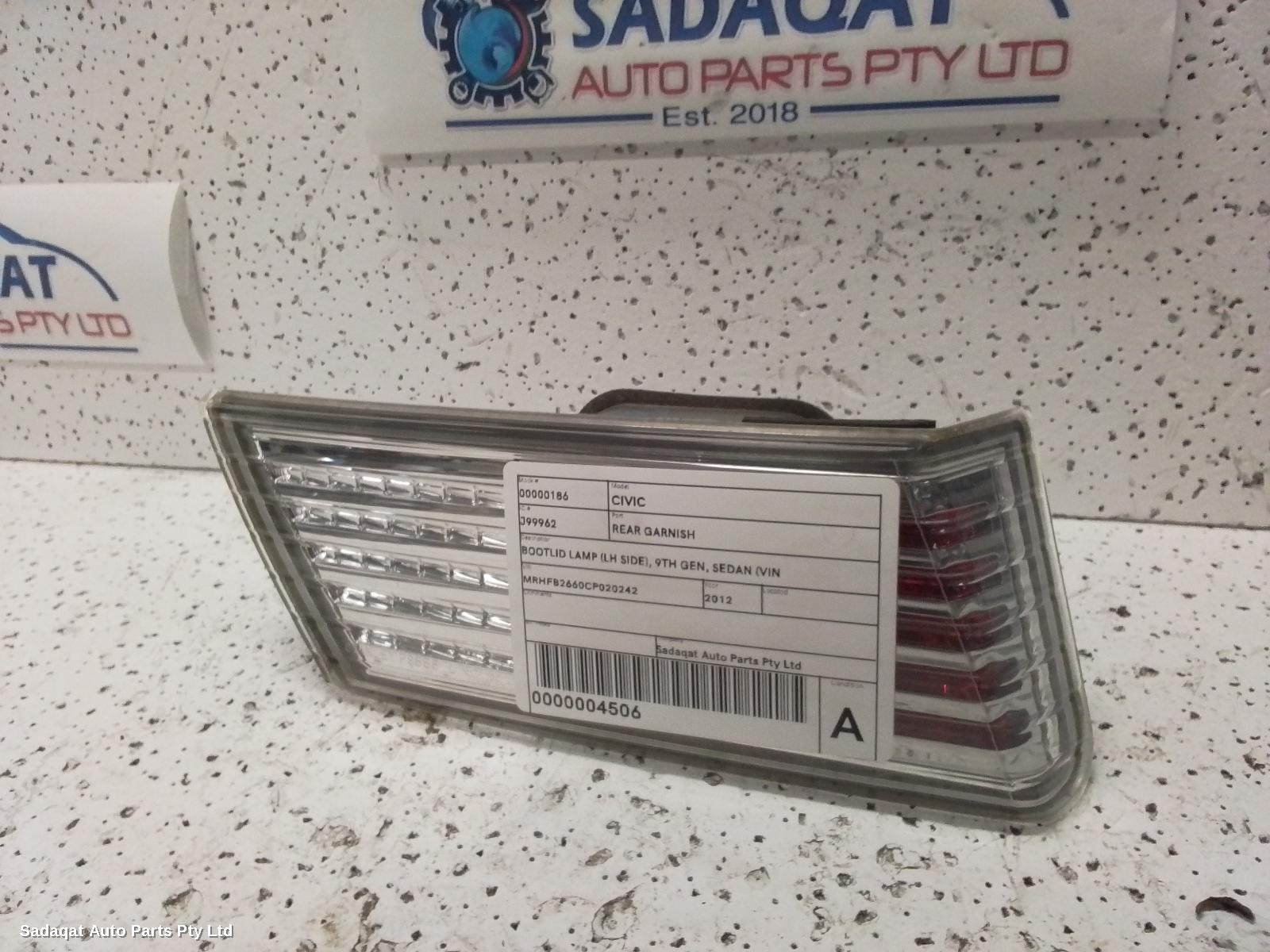 Honda Civic Rear Garnish