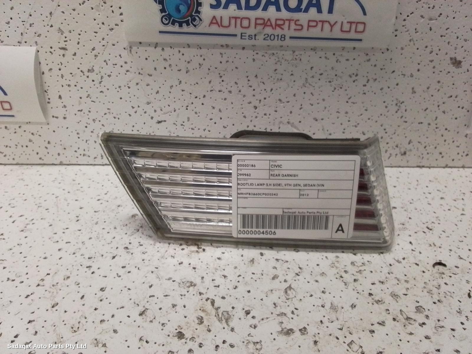 Honda Civic Rear Garnish