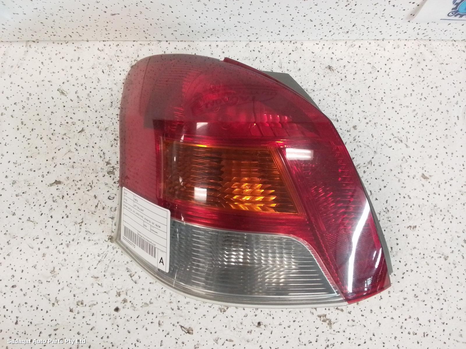 Toyota Yaris Left Taillight