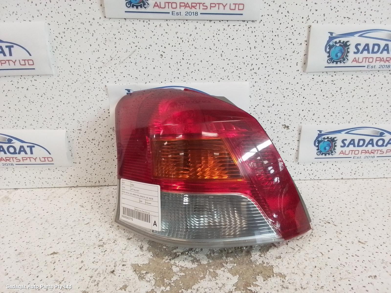 Toyota Yaris Left Taillight