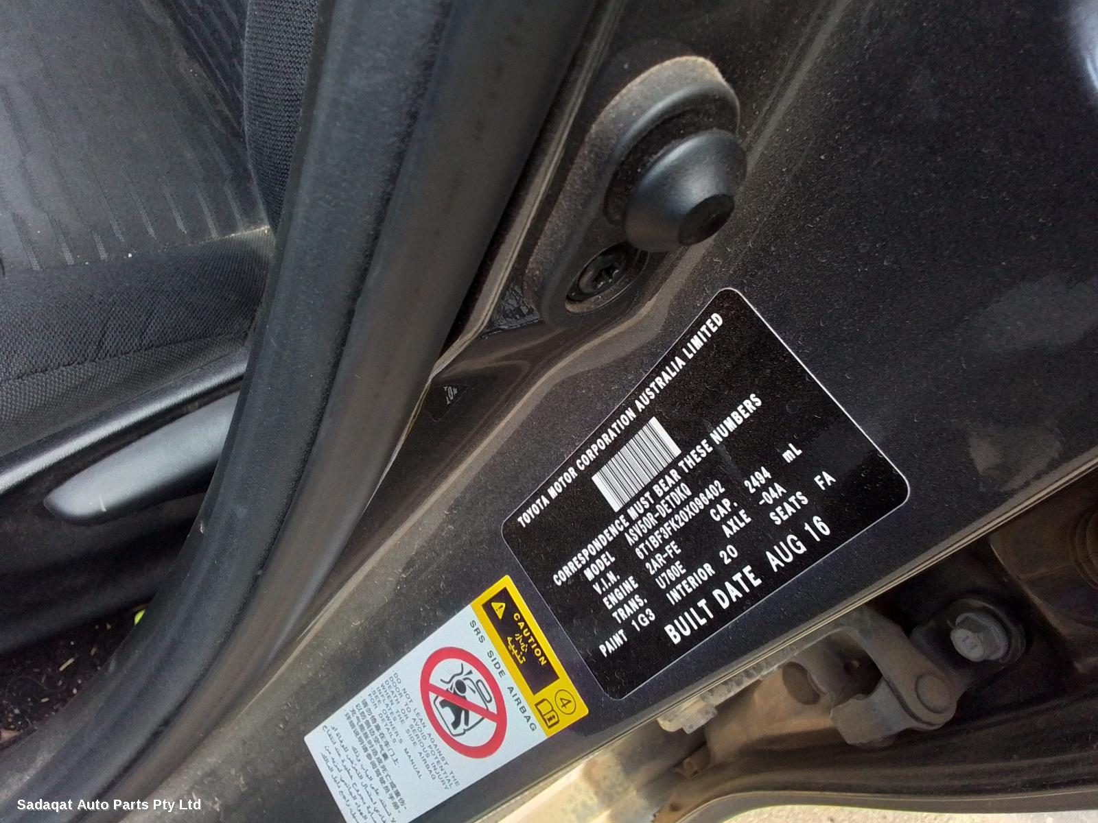 Toyota Camry Left Door Mirror