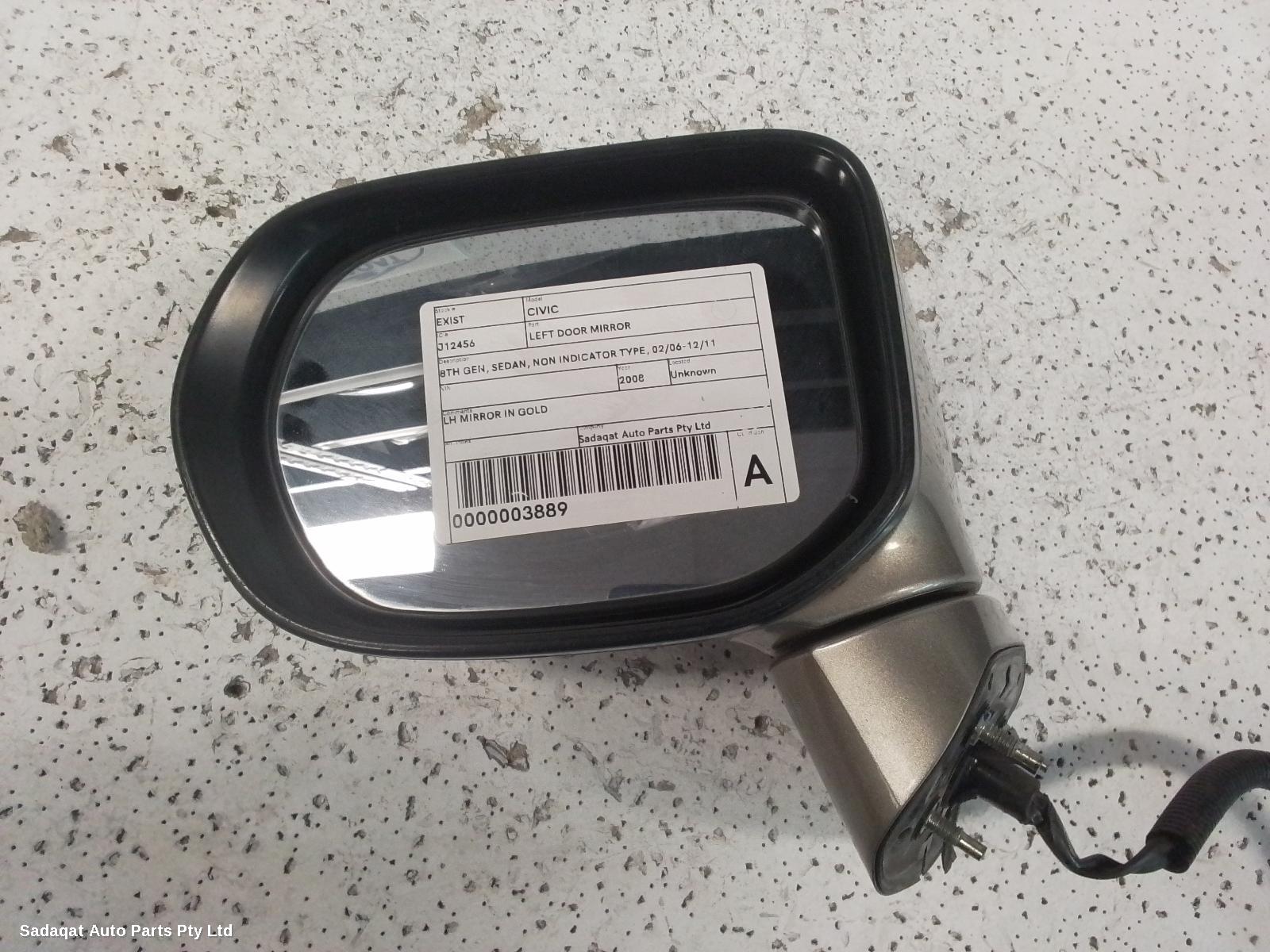 Honda Civic Left Door Mirror