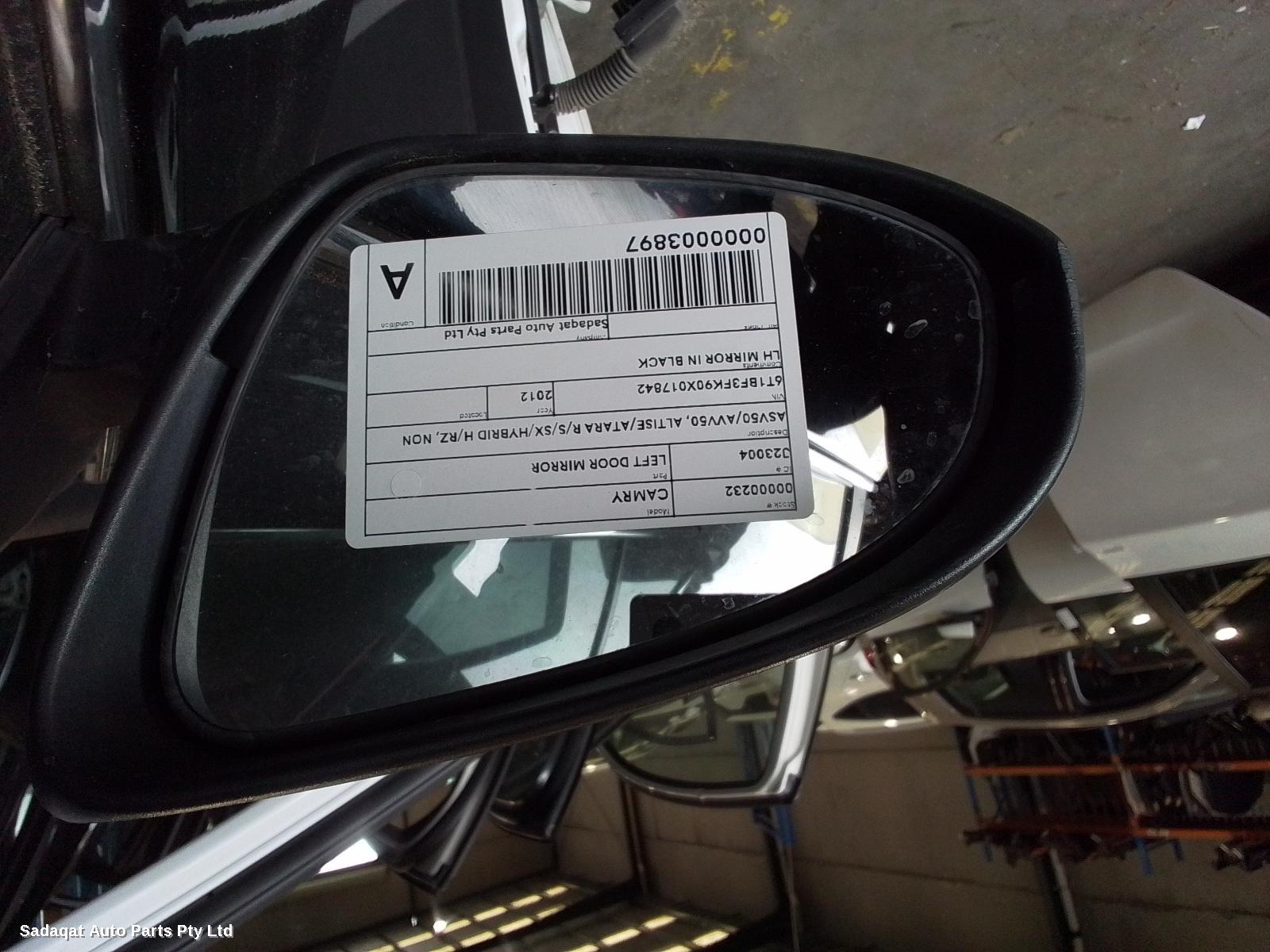 Toyota Camry Left Door Mirror