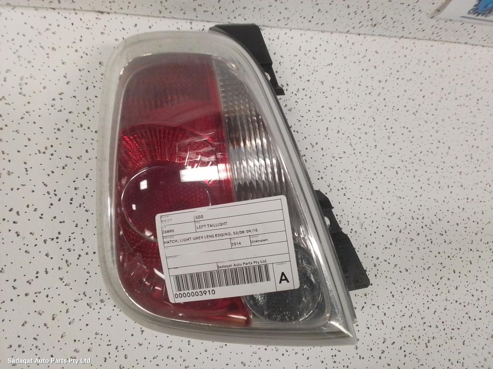 Fiat 500 Left Taillight