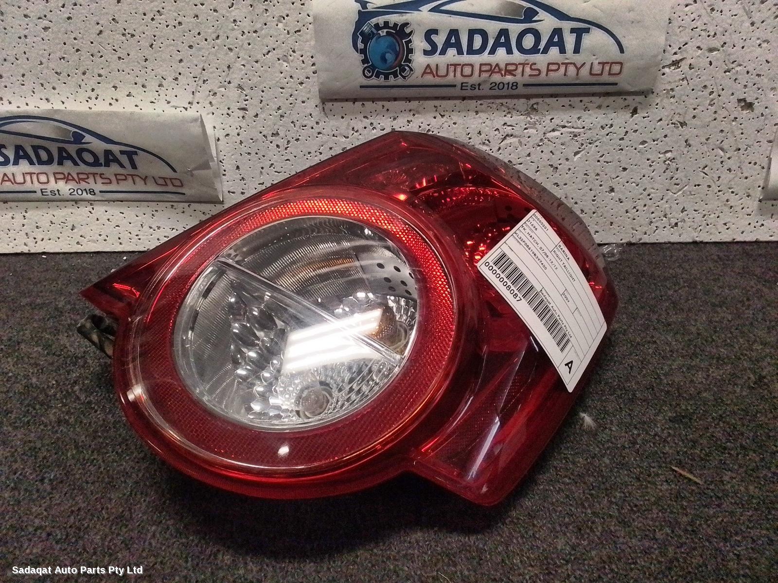 Holden Barina Right Taillight