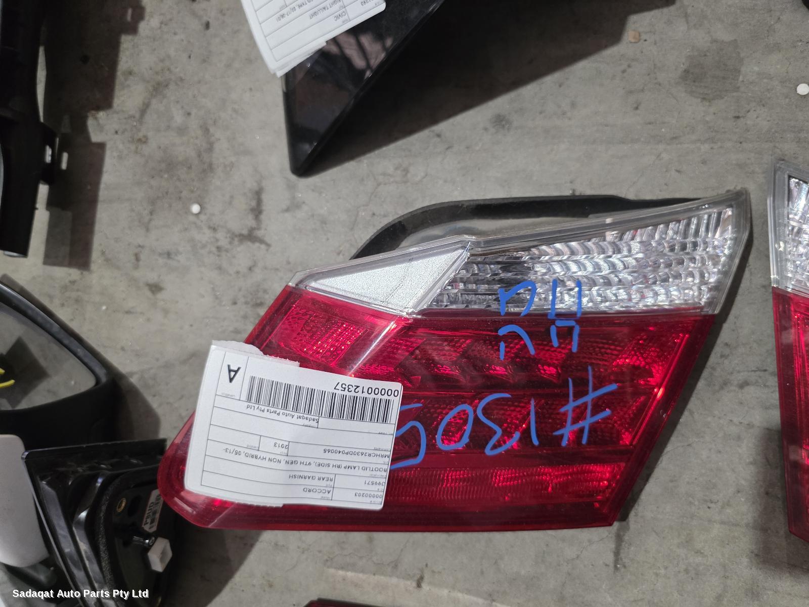 Honda Accord Rear Garnish