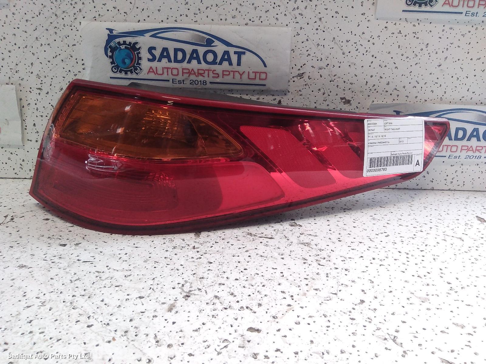 Kia Optima Right Taillight