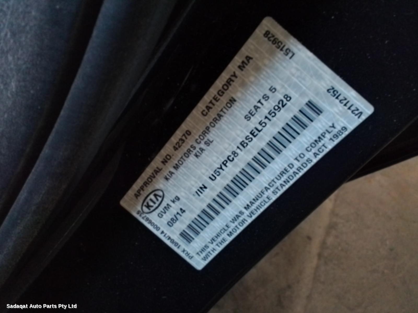 Kia Sportage Left Headlamp