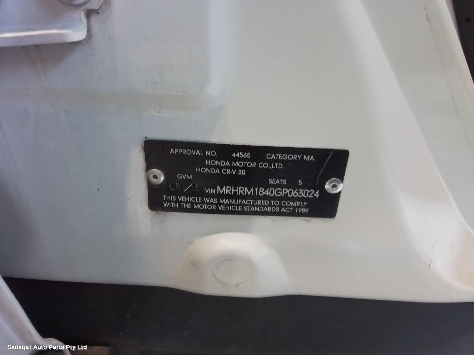 Honda Crv Rear Diff Assembly