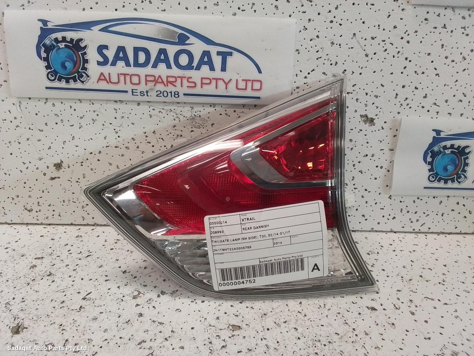 Nissan Xtrail Rear Garnish