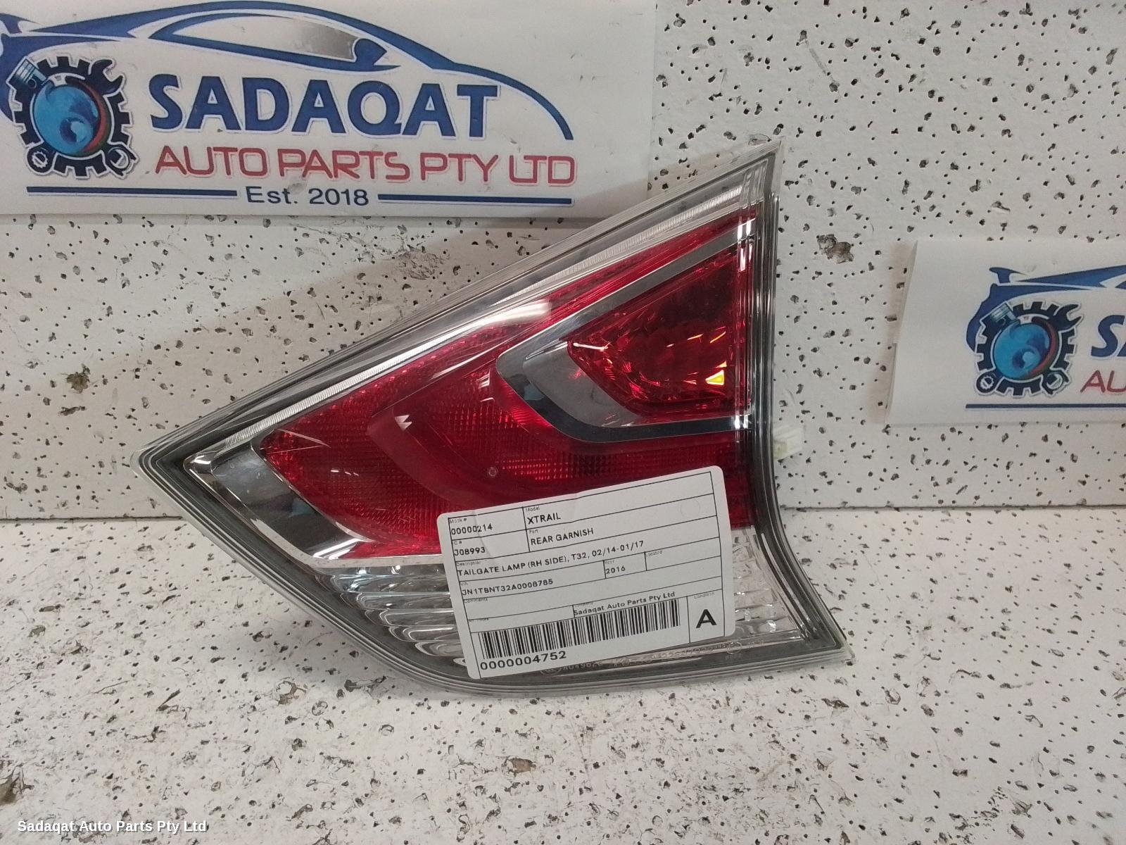 Nissan Xtrail Rear Garnish