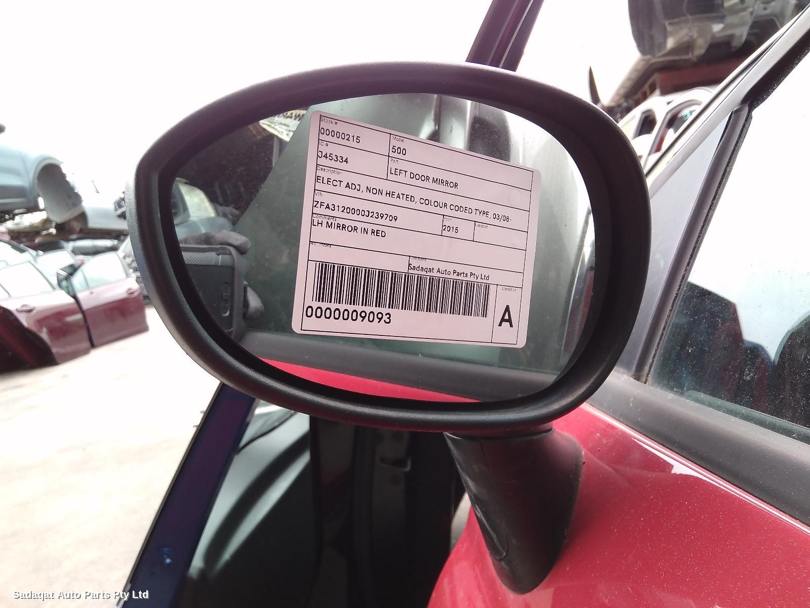 Fiat 500 Left Door Mirror