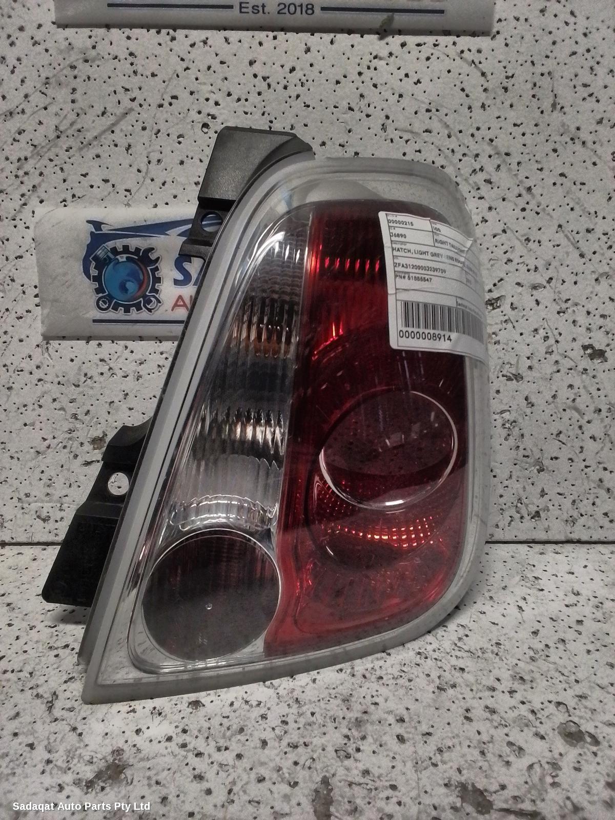 Fiat 500 Right Taillight