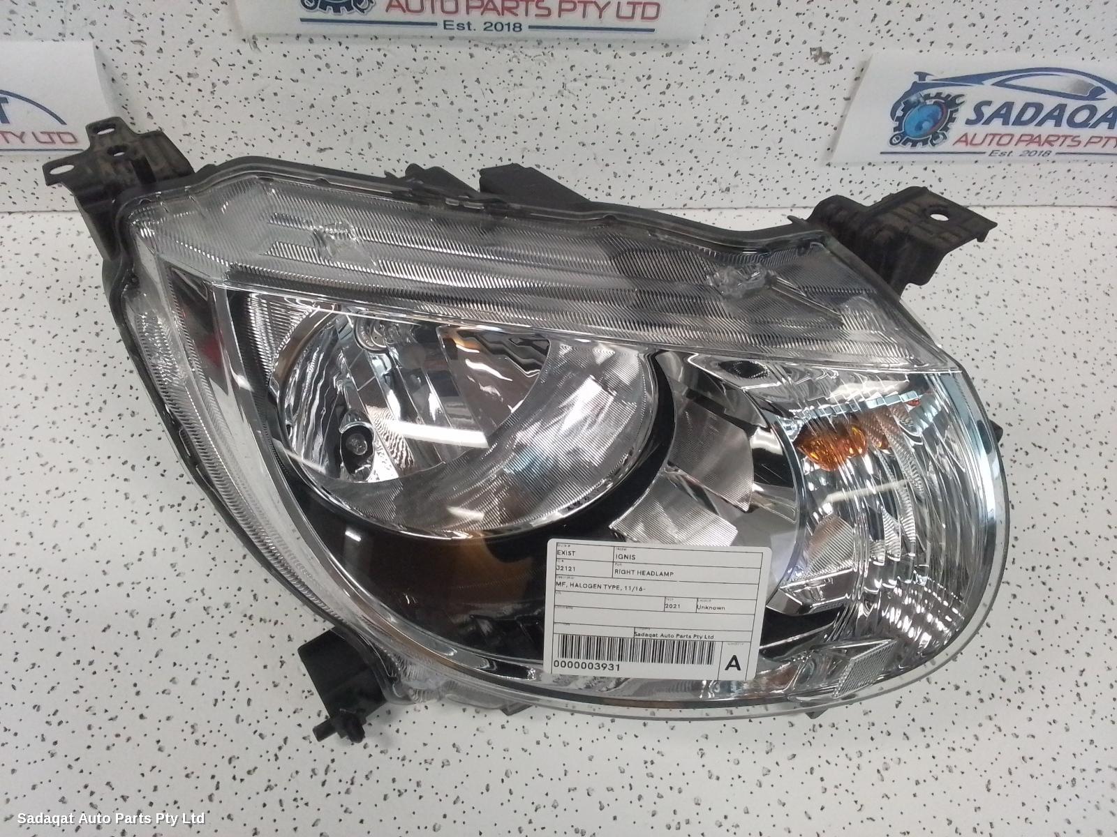 Suzuki Ignis Right Headlamp
