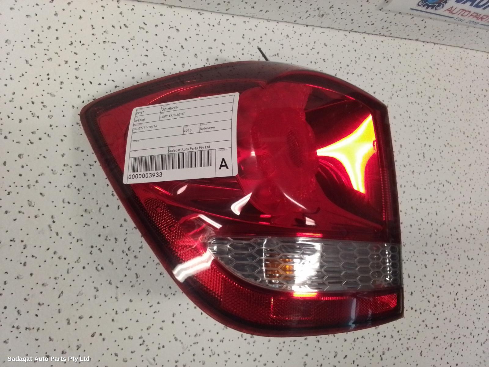 Dodge Journey Left Taillight