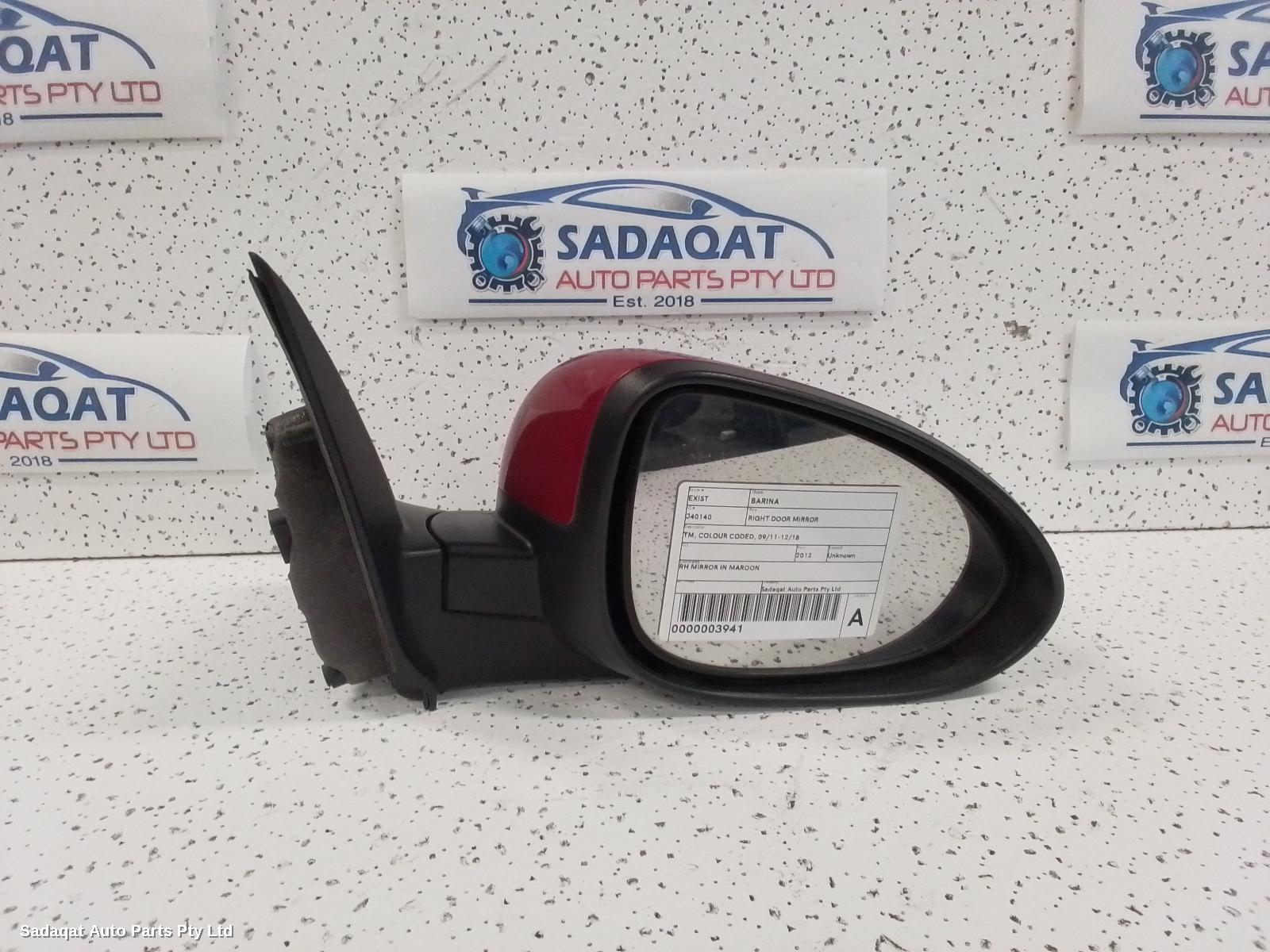 Holden Barina Right Door Mirror