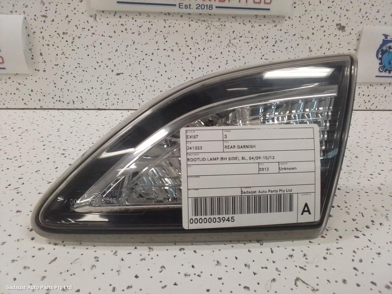 Mazda 3 Rear Garnish