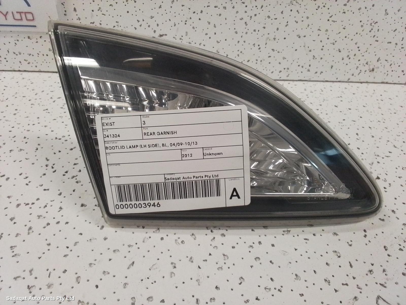 Mazda 3 Rear Garnish