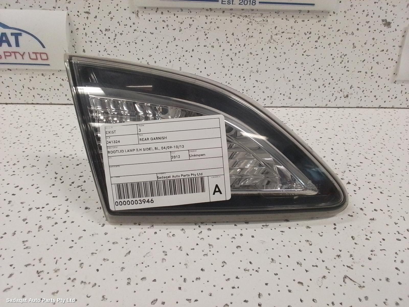 Mazda 3 Rear Garnish