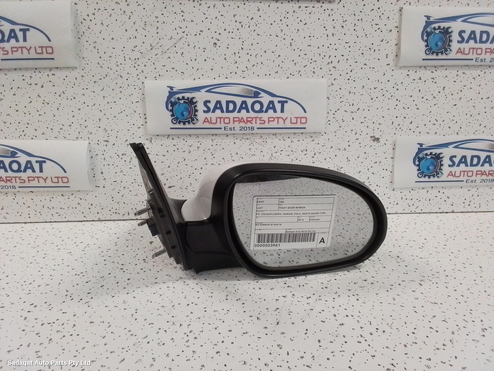 Hyundai I30 Right Door Mirror