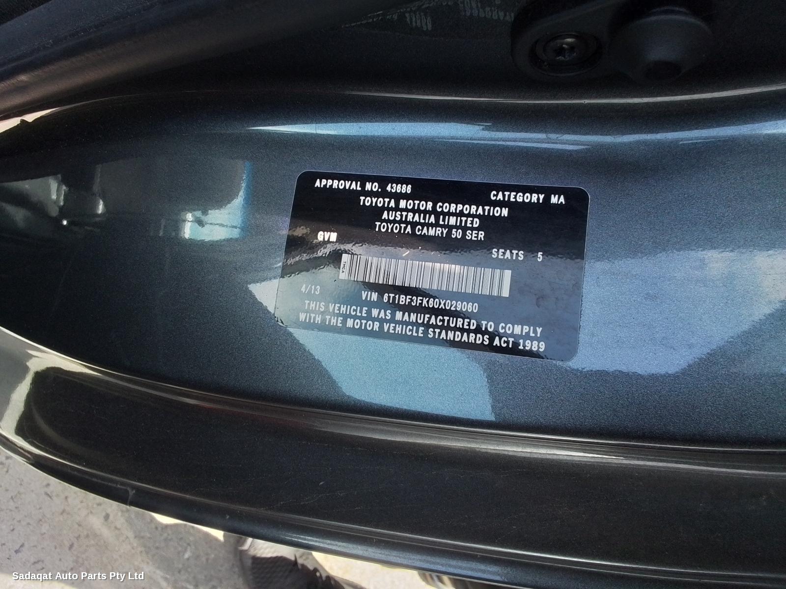 Toyota Camry Right Door Mirror