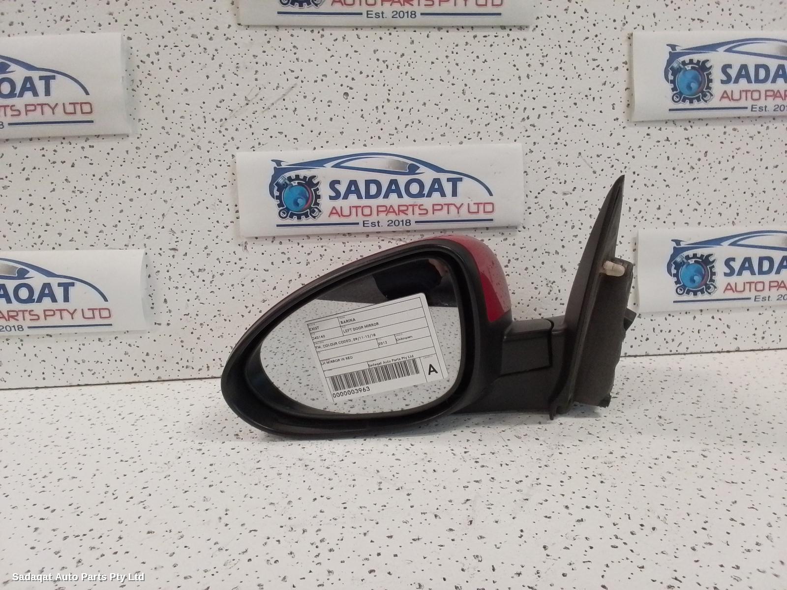 Holden Barina Left Door Mirror