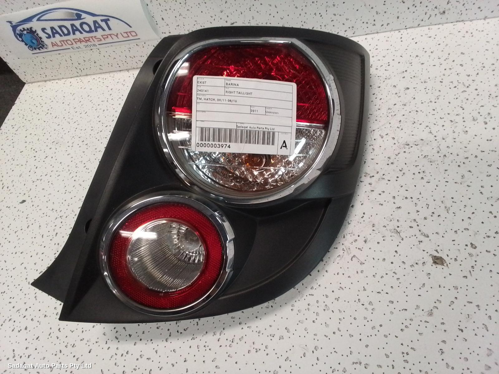 Holden Barina Right Taillight