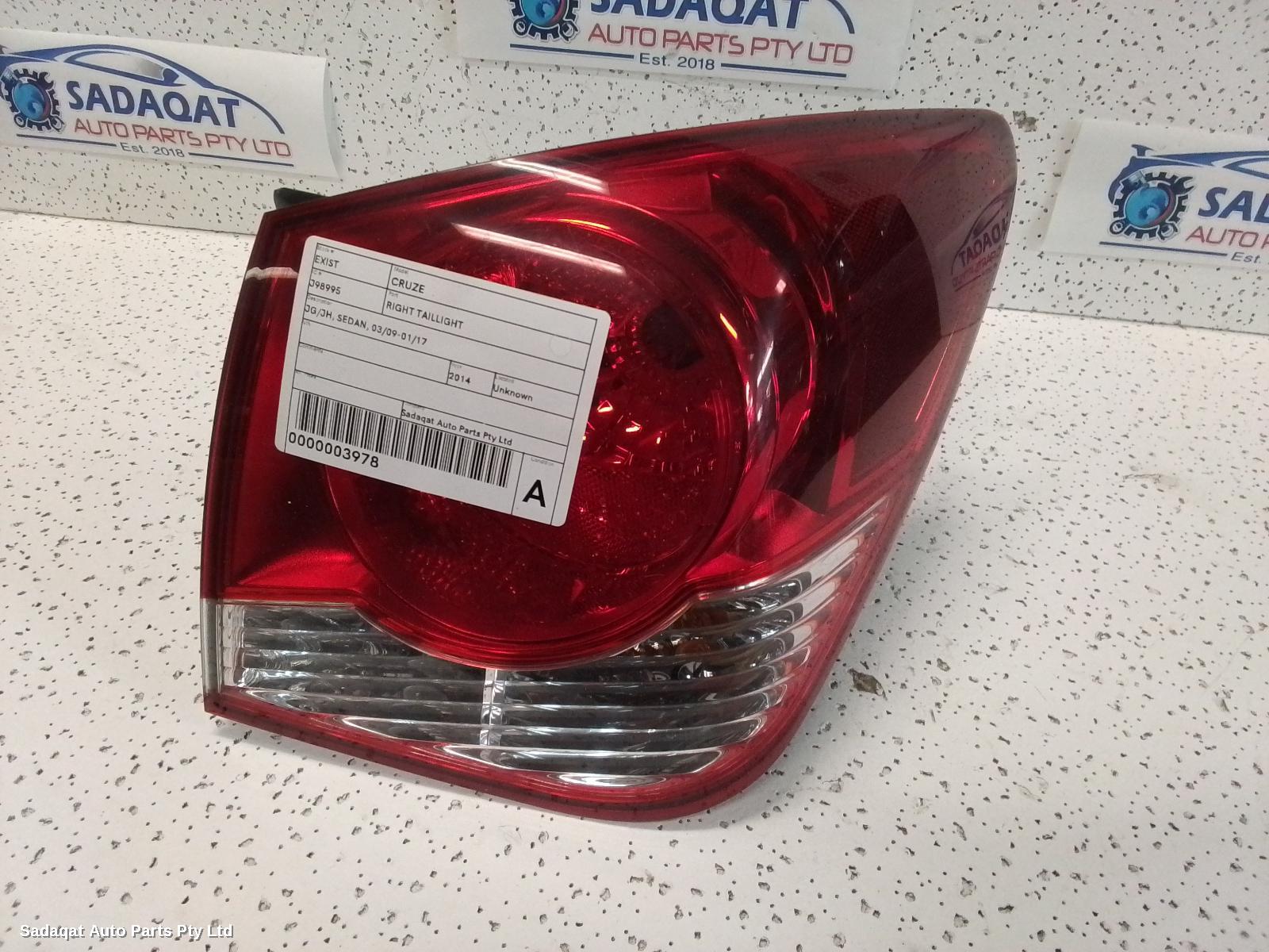 Holden Cruze Right Taillight