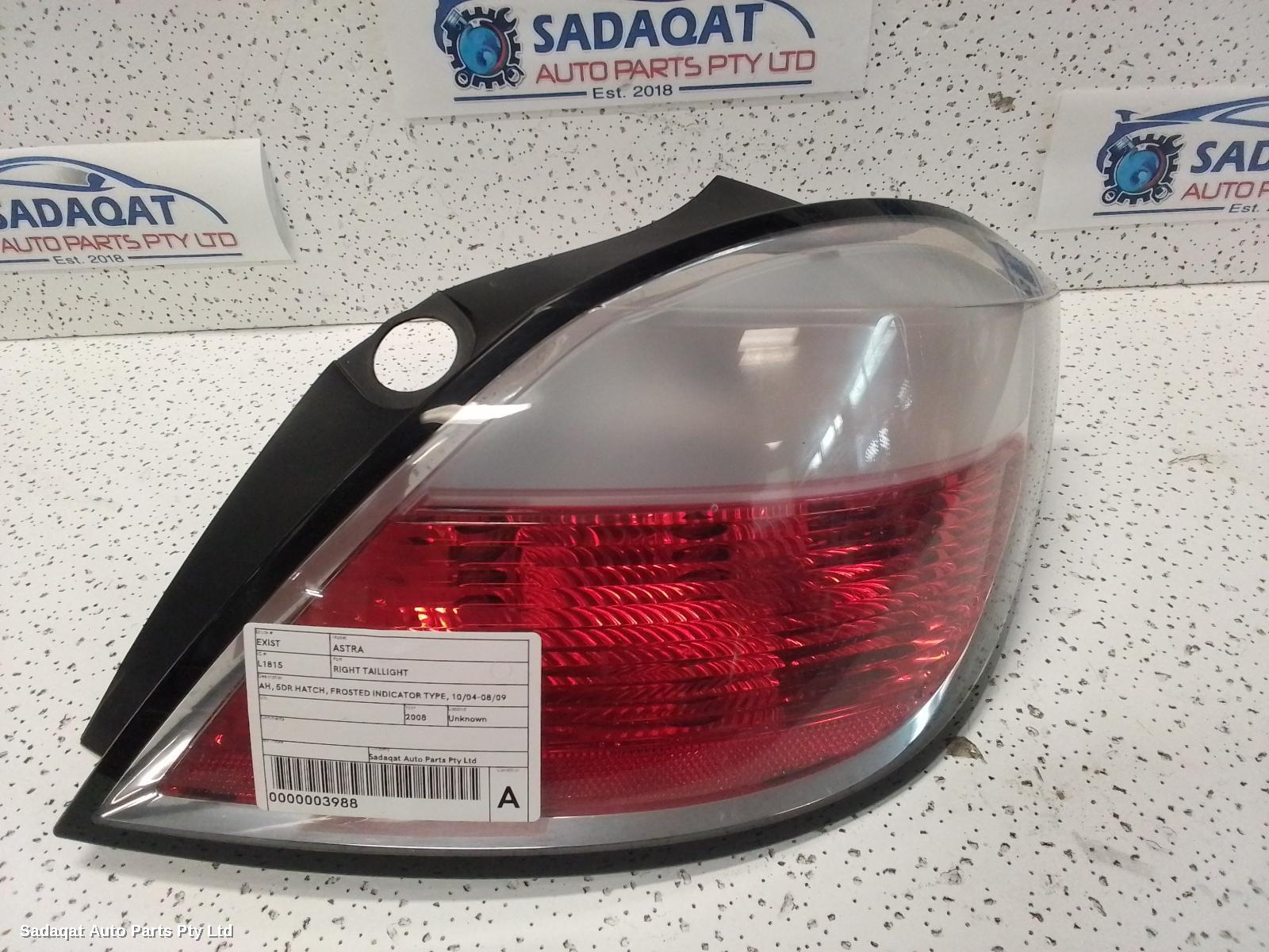 Holden Astra Right Taillight