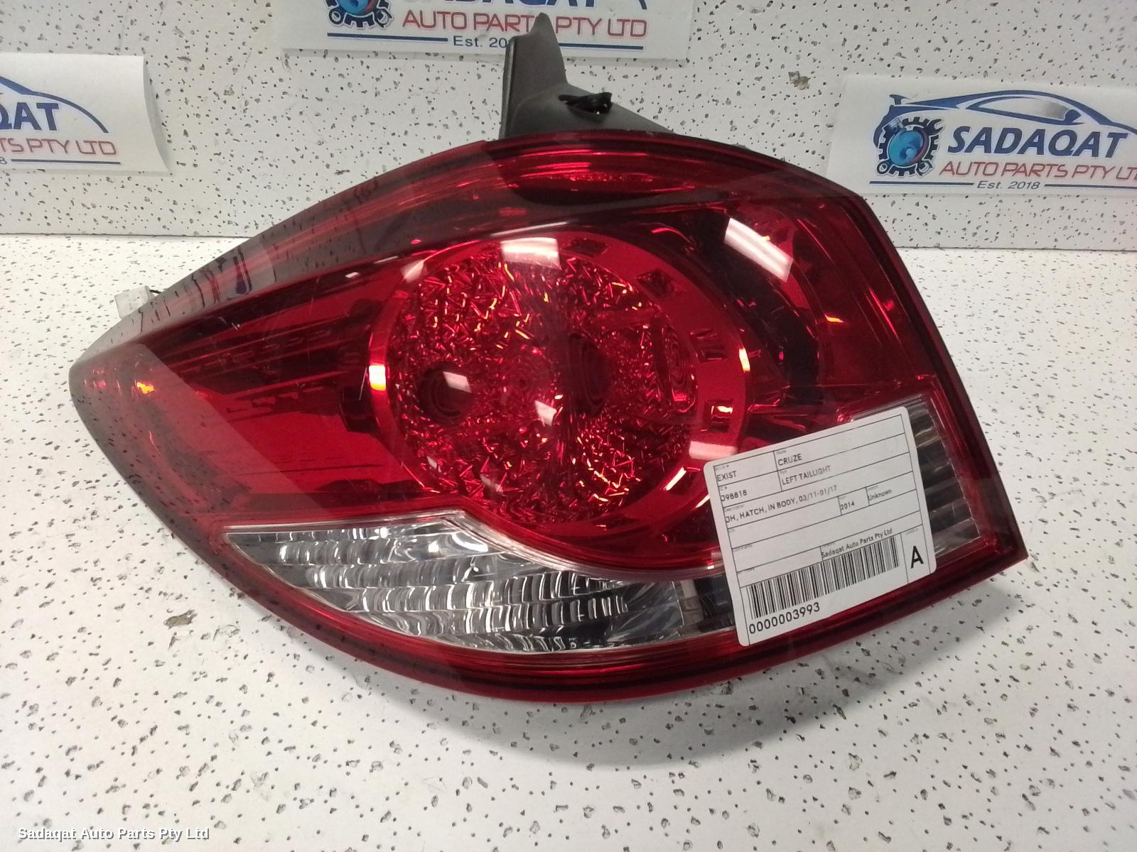 Holden Cruze Left Taillight