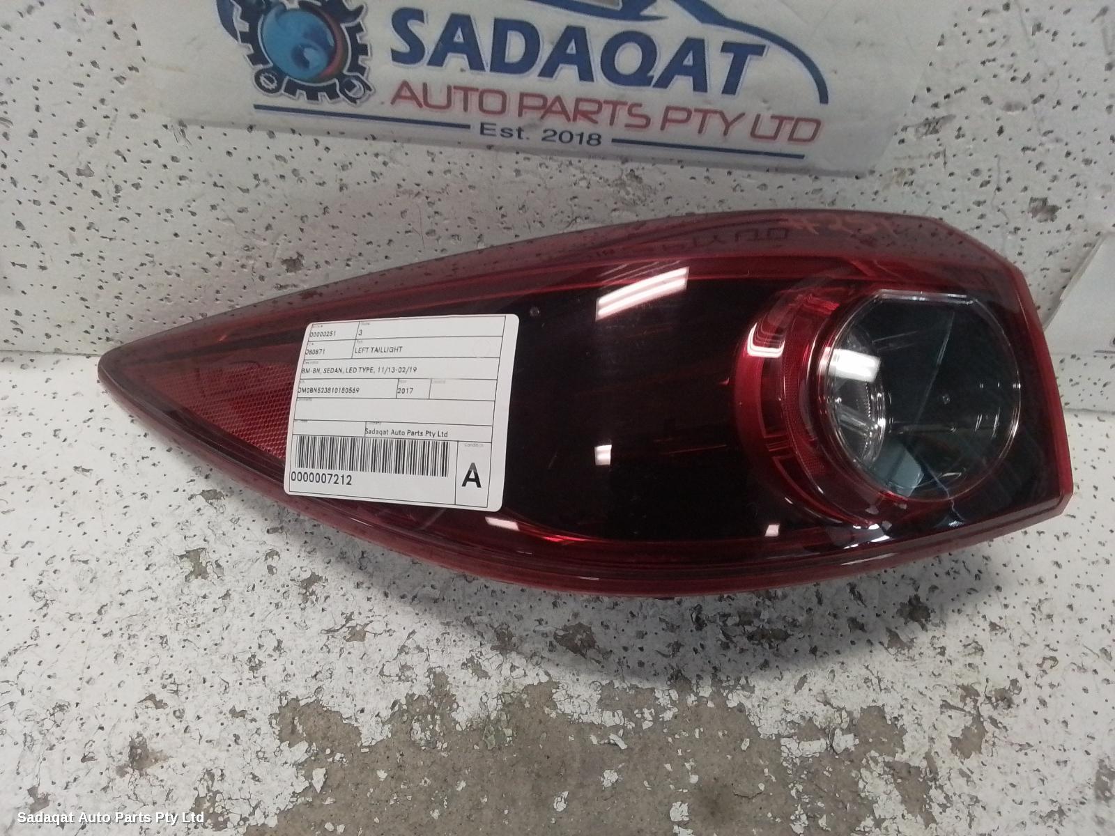 Mazda 3 Left Taillight