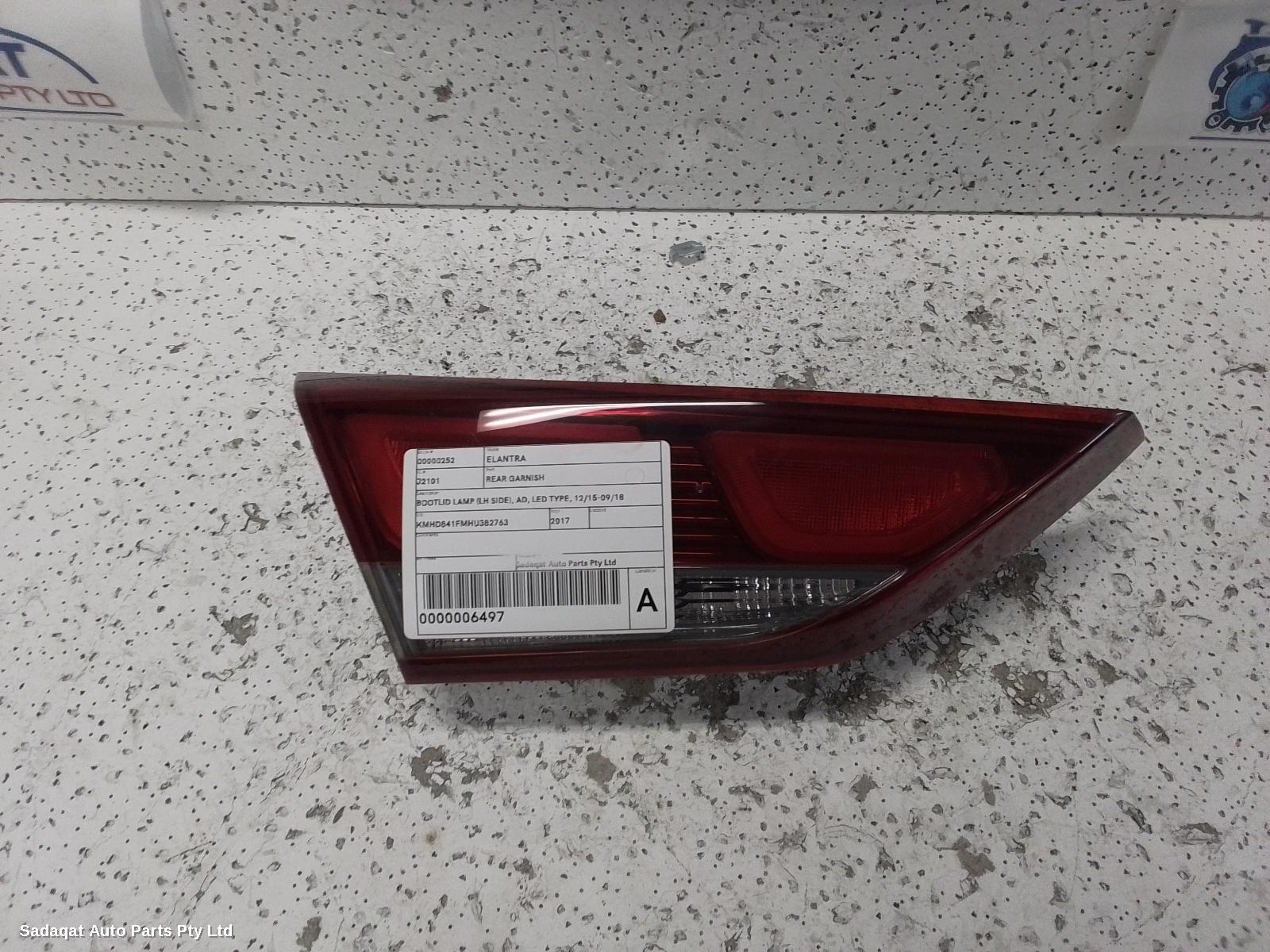 Hyundai Elantra Rear Garnish