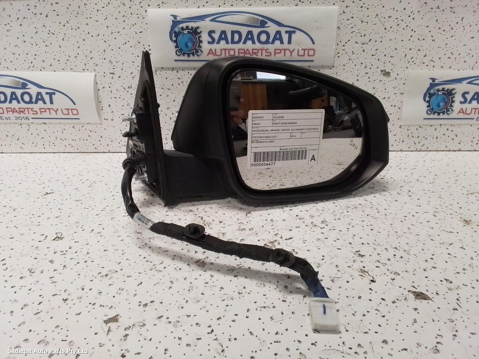 Toyota Kluger Right Door Mirror