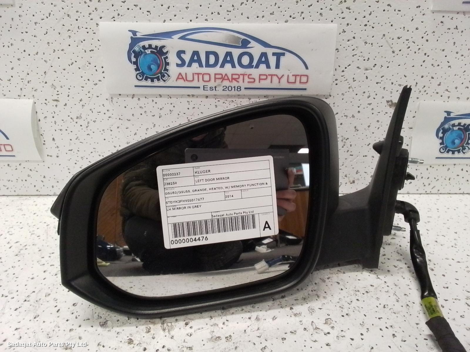 Toyota Kluger Left Door Mirror