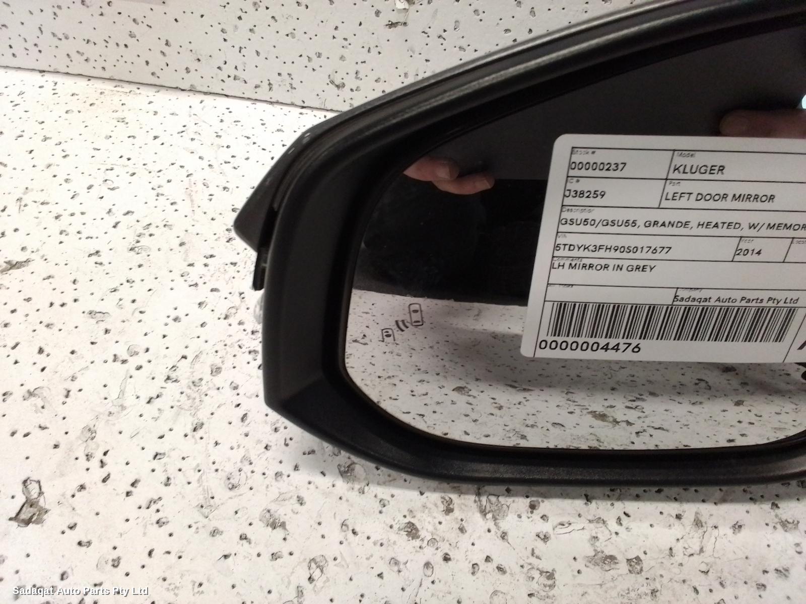 Toyota Kluger Left Door Mirror