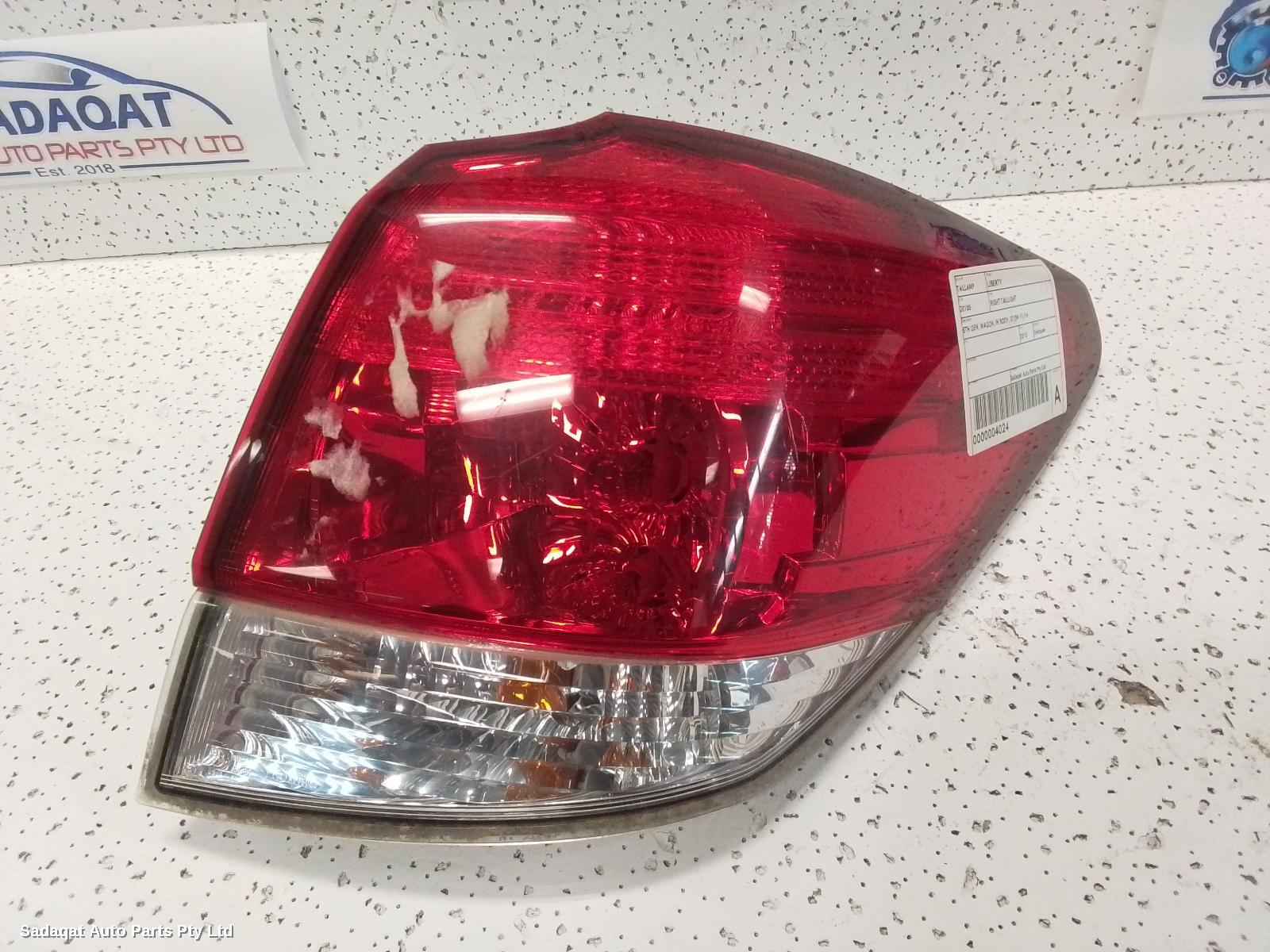 Subaru Liberty Right Taillight