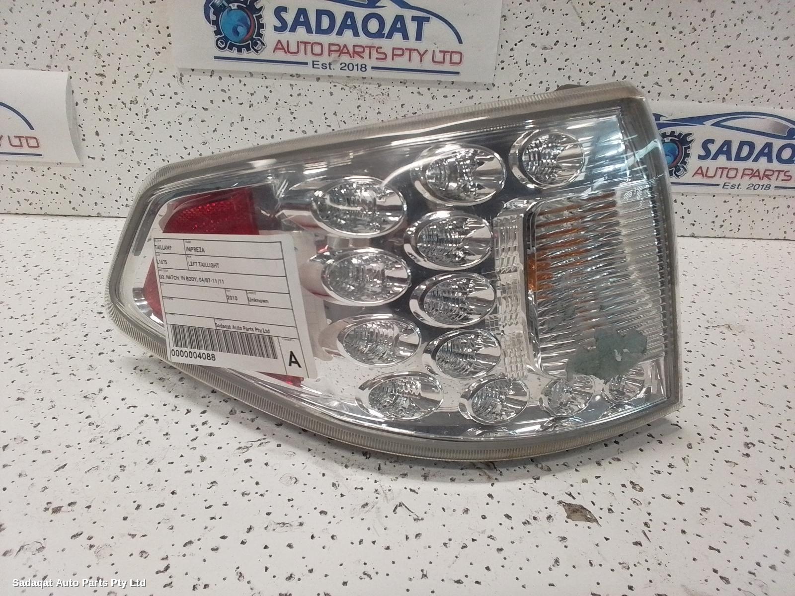 Subaru Impreza Left Taillight