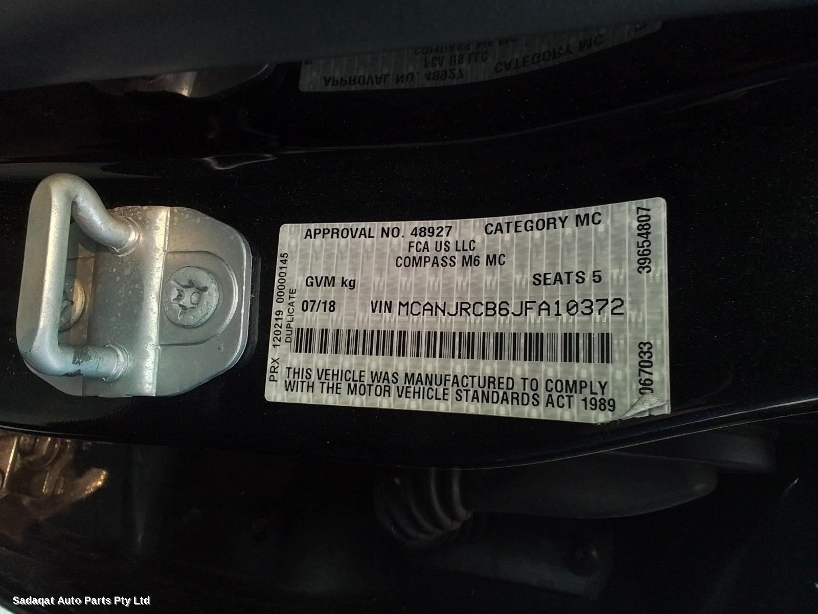 Jeep Compass Hatch Strut