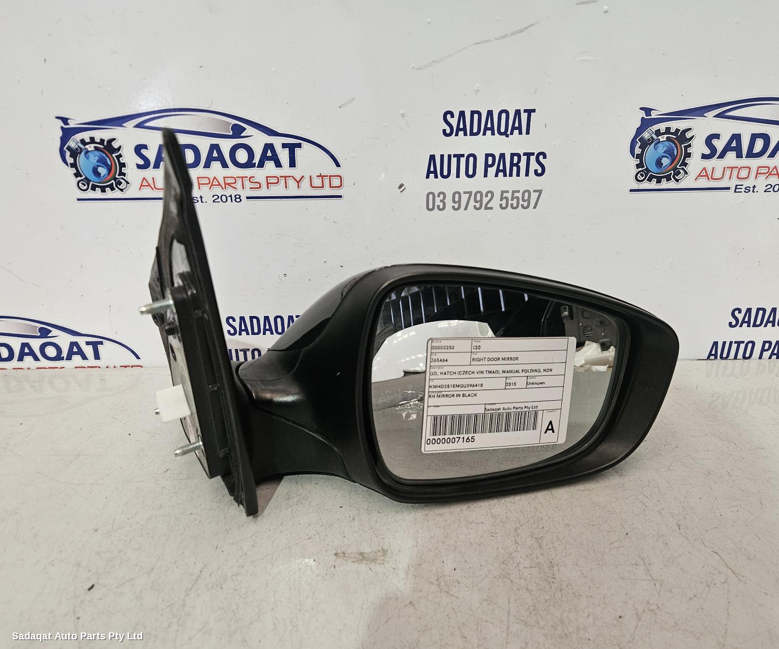 Hyundai I30 Right Door Mirror