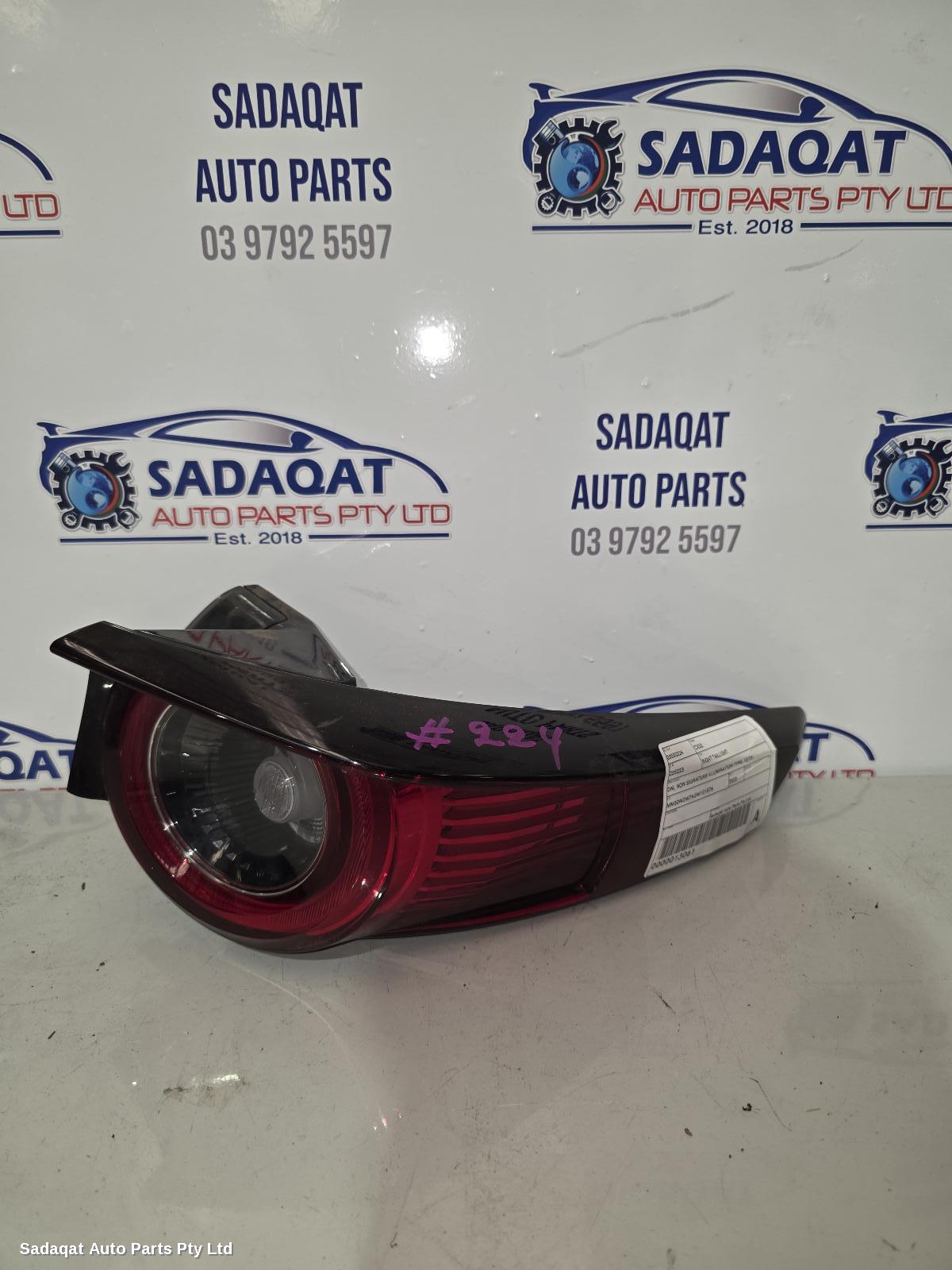 Mazda Cx30 Right Taillight