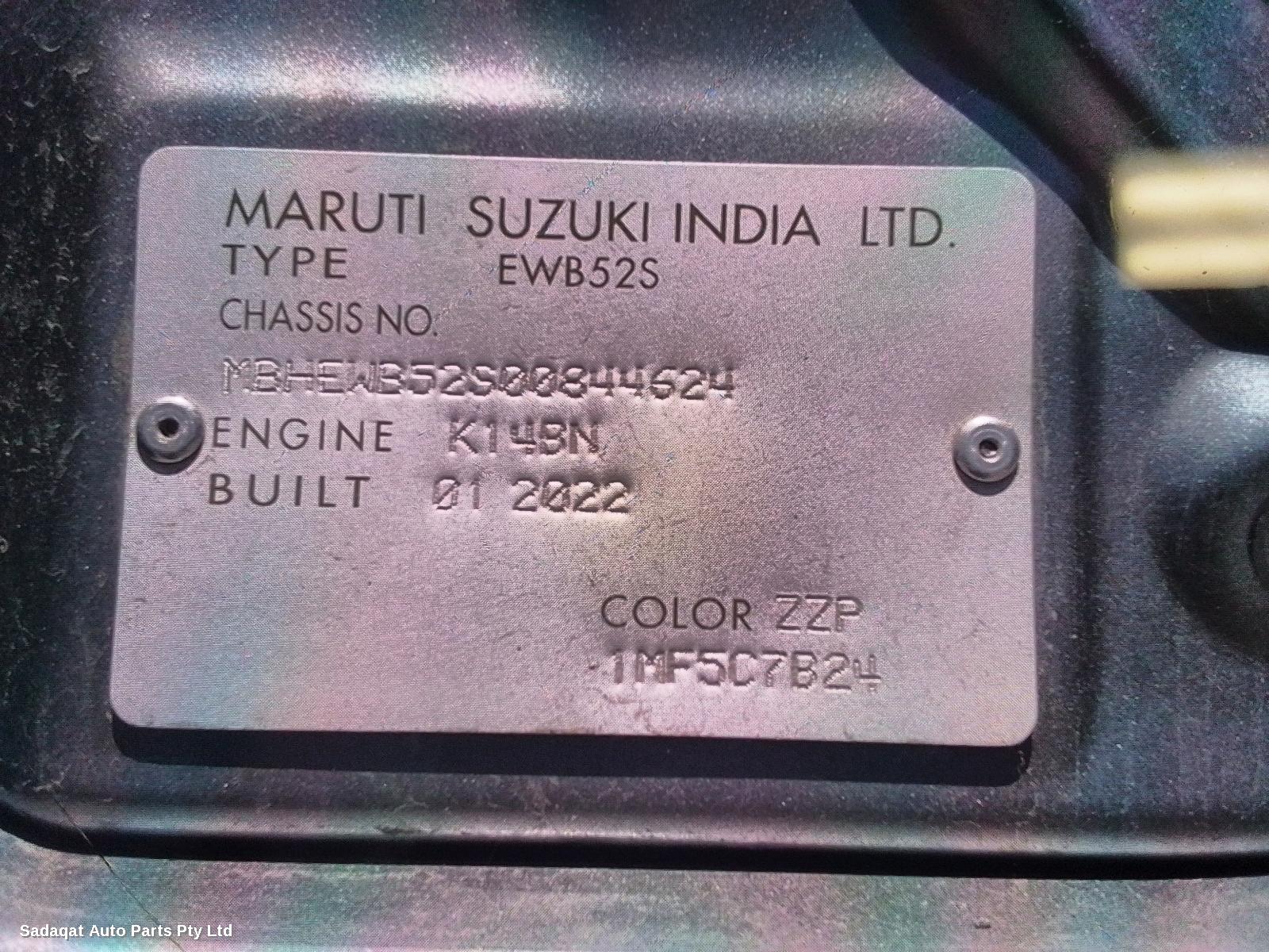 Suzuki Baleno Front Seat