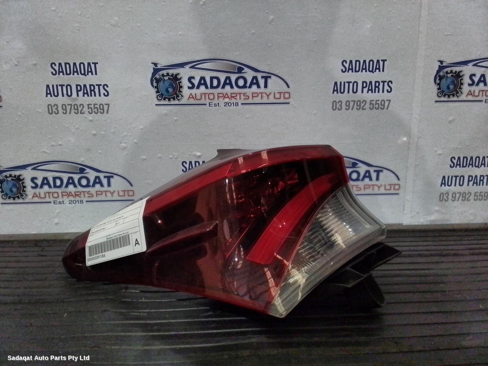 Toyota Corolla Left Taillight