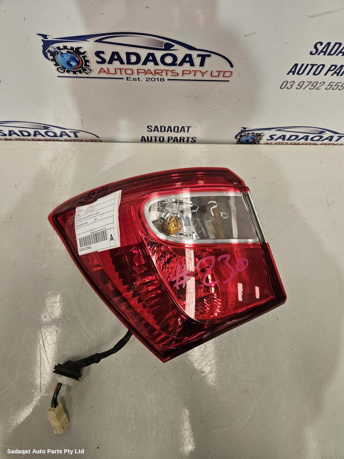 Suzuki S-cross Left Taillight