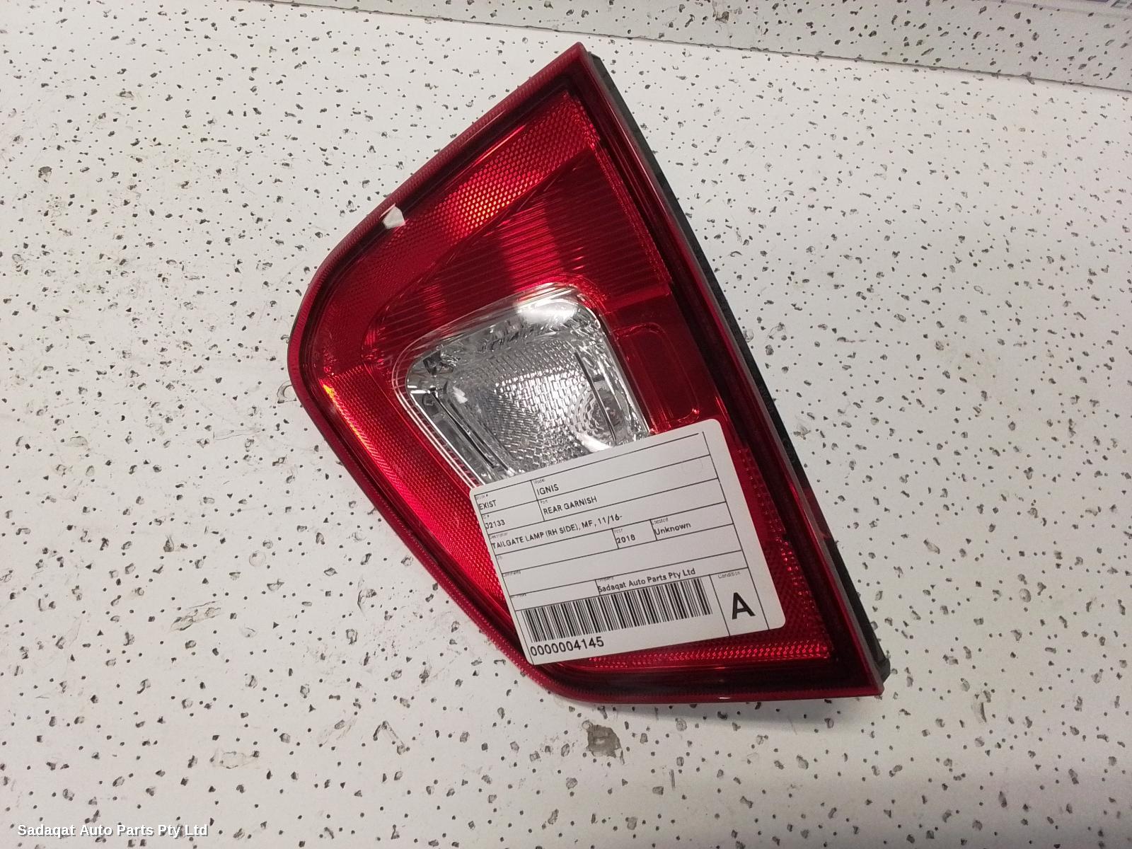 Suzuki Ignis Rear Garnish