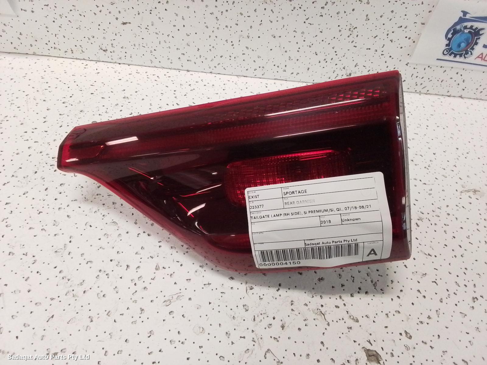 Kia Sportage Rear Garnish