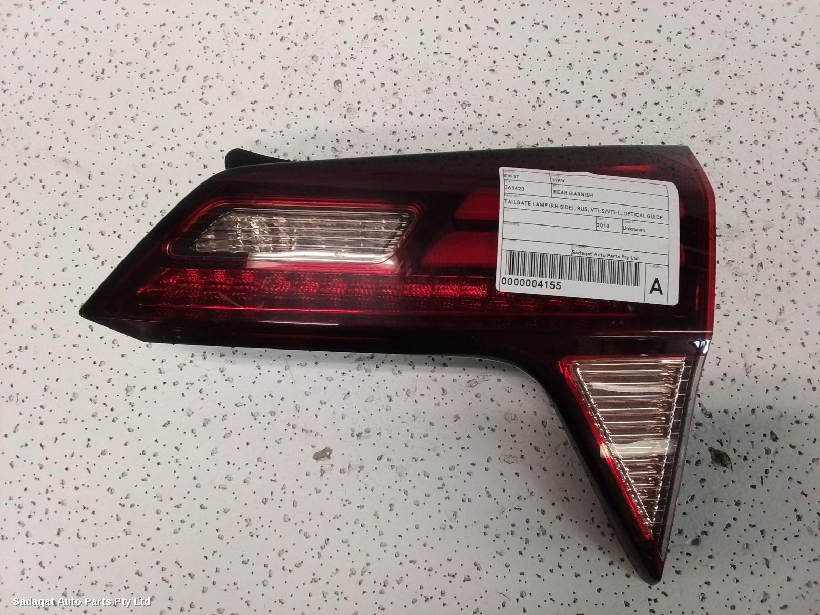 Honda Hrv Rear Garnish