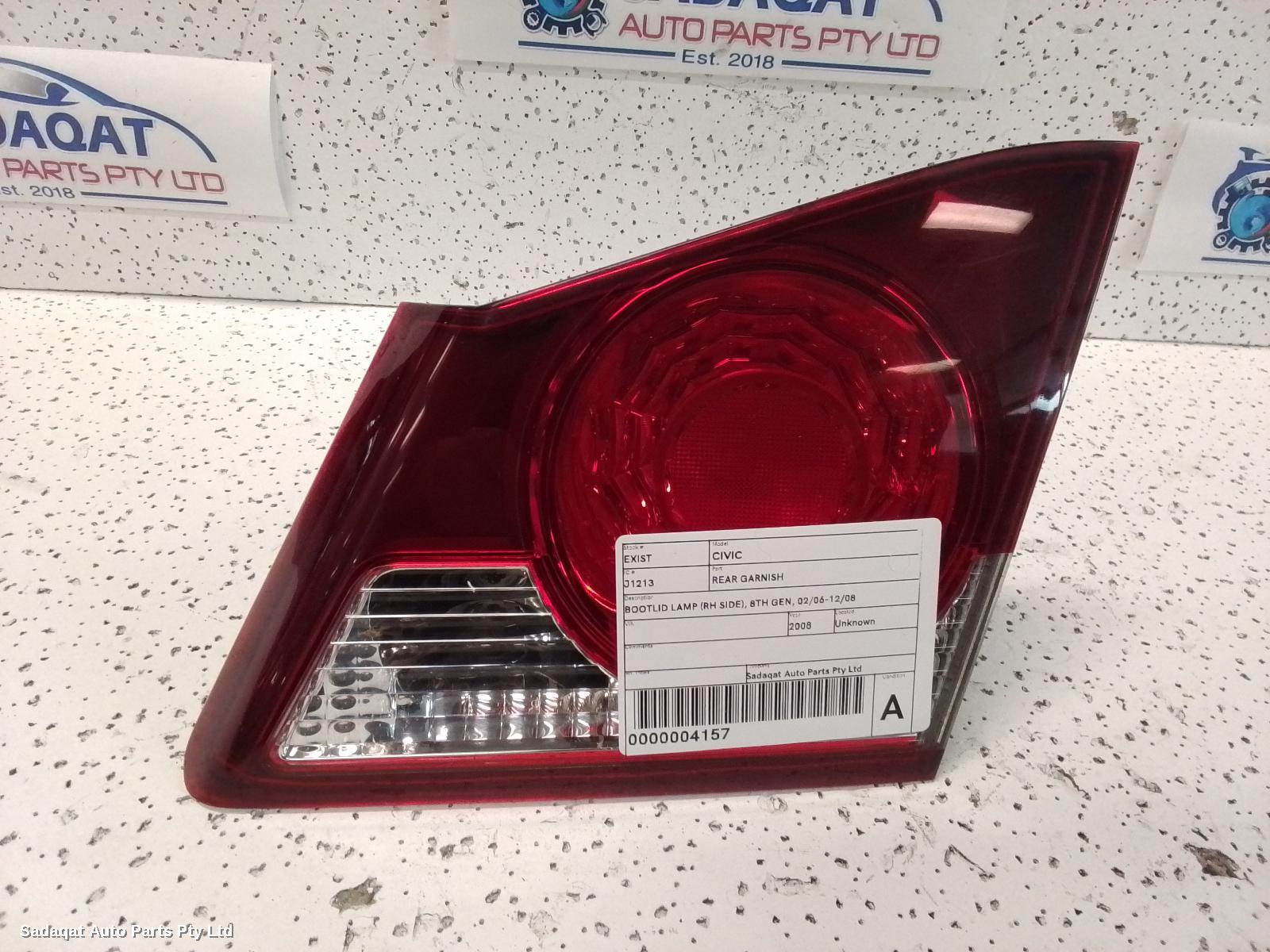 Honda Civic Rear Garnish