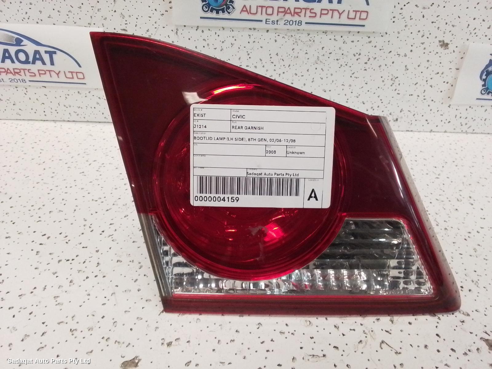 Honda Civic Rear Garnish