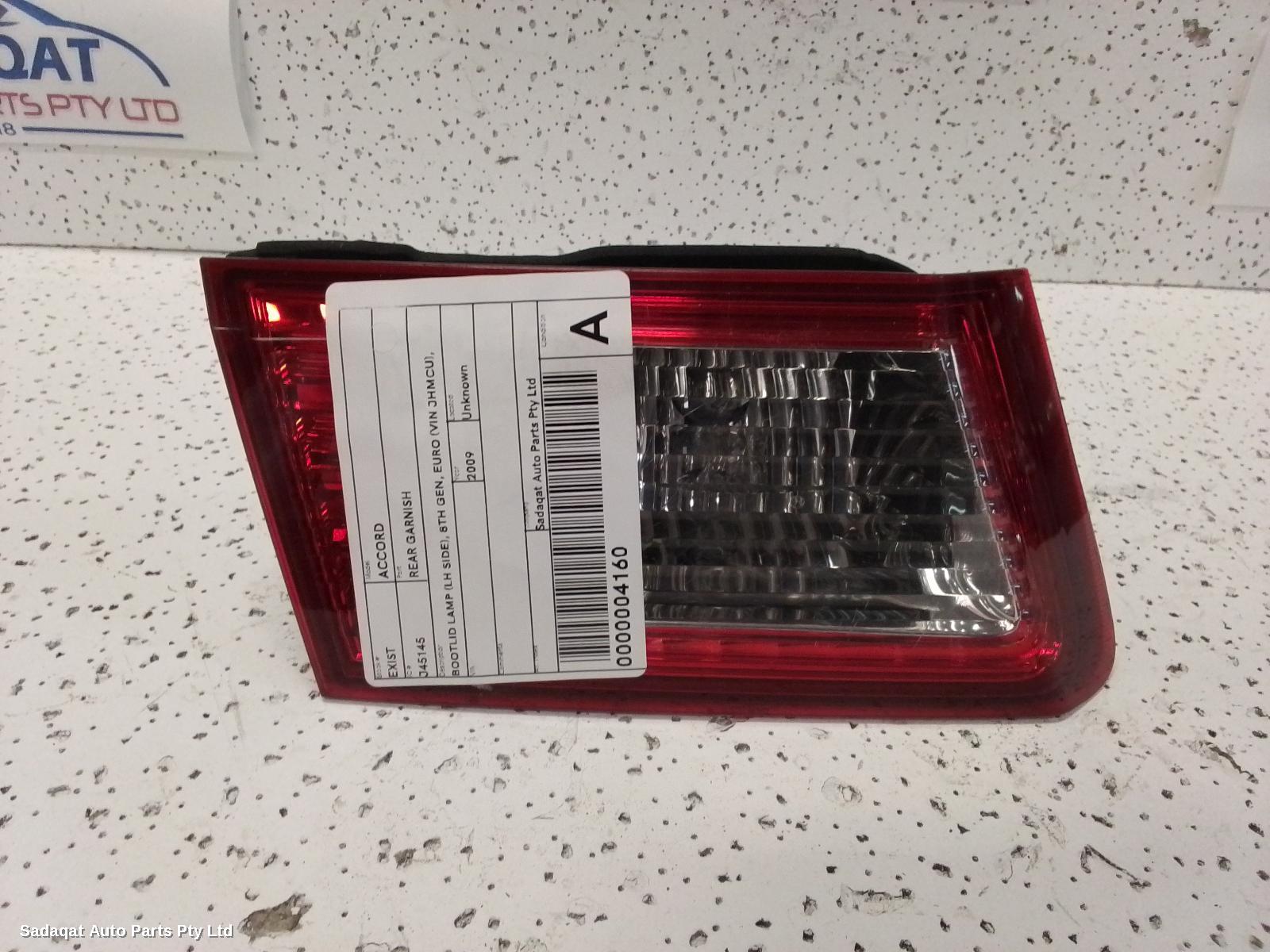 Honda Accord Rear Garnish