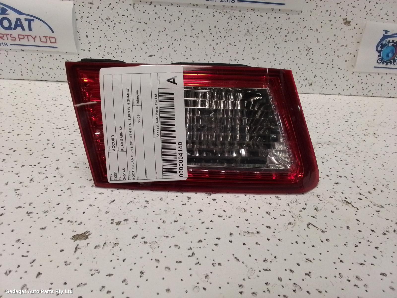 Honda Accord Rear Garnish